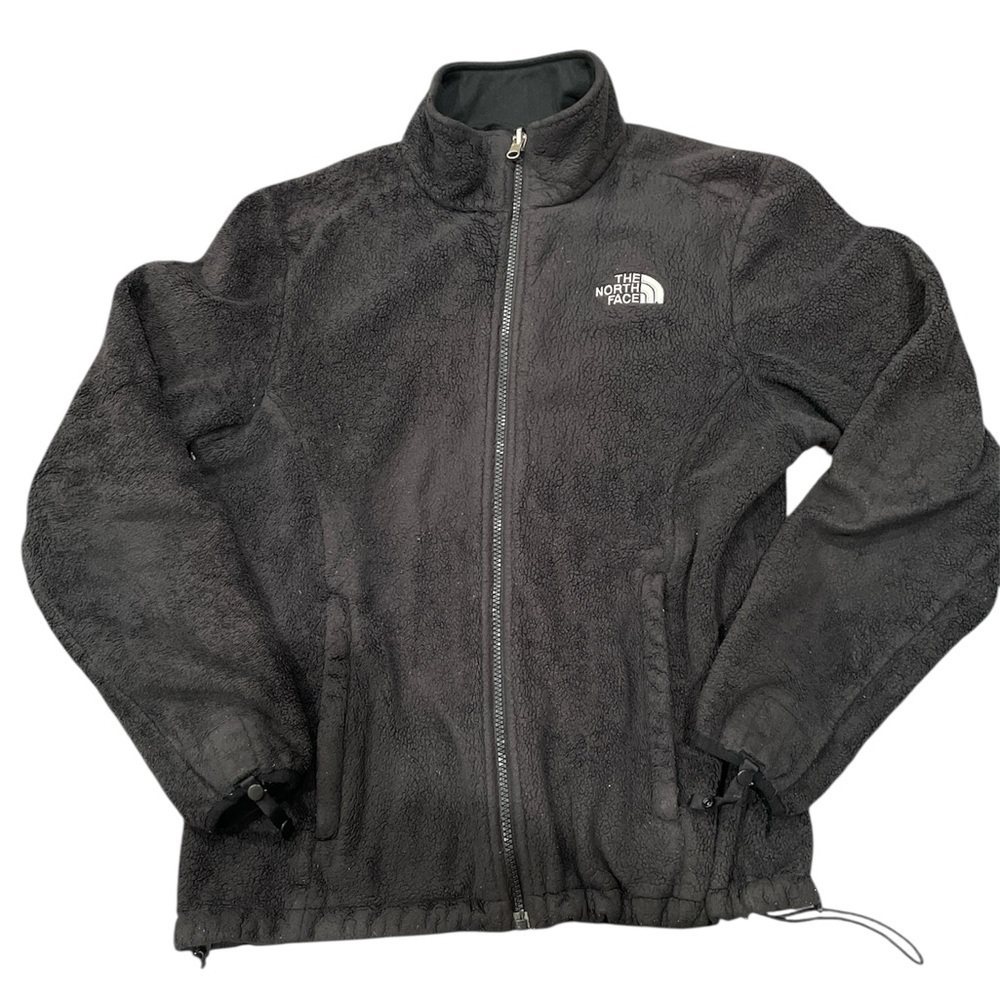 The North Face Jacket Womens Small Black Fleece Full Zip Outdoors Casual. Size M